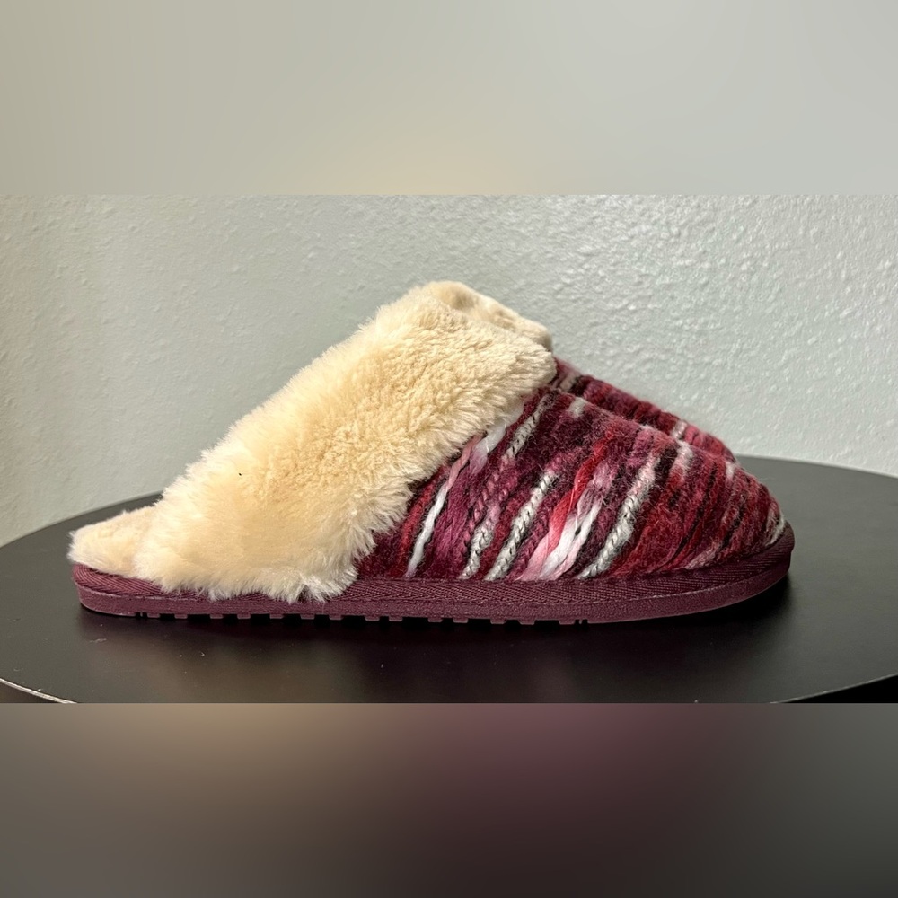 LAMO Juarez Scuff Slipper Casual Loungewear Colorful Fur Slip On Shoes Slides